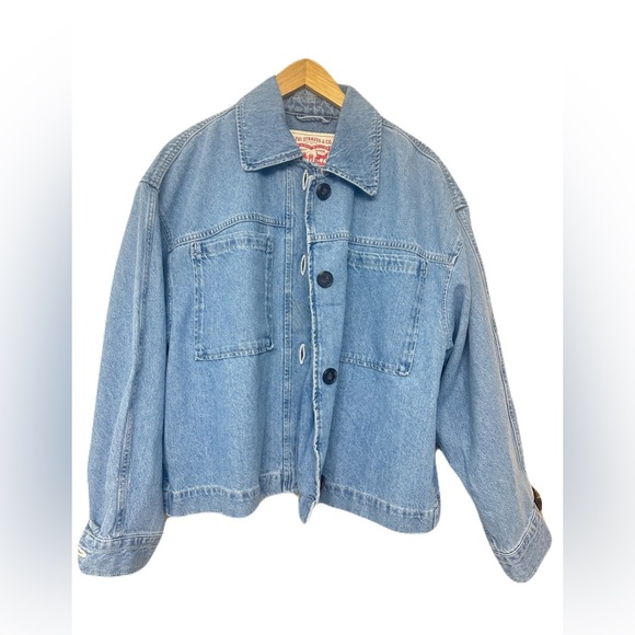 LEVI’S Cara Denim Jacket Medium Chore Jacket - Picture 6 of 11